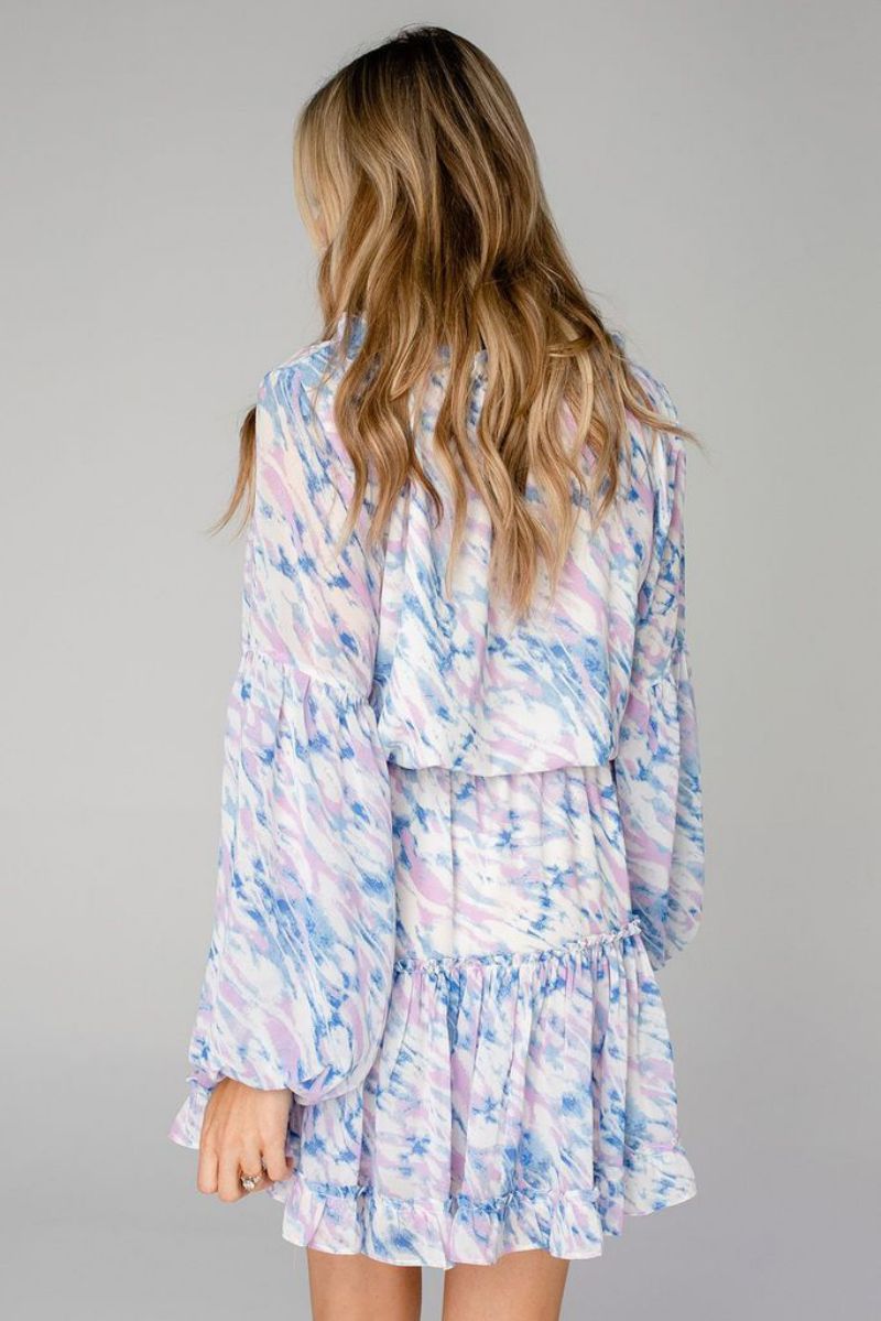Paisley Rosaline Button Down Ruffle Dress