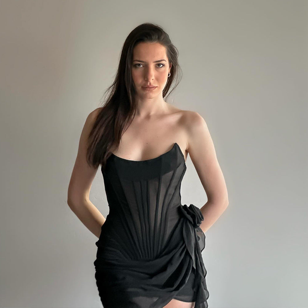 Mini Lorene Dress Black