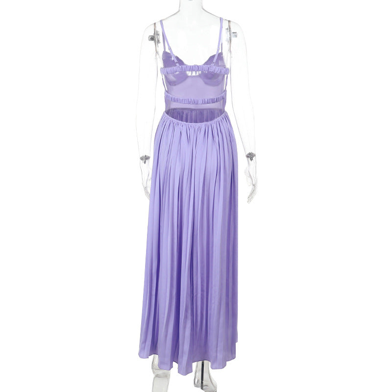 Midi Wisteria Dress Purple