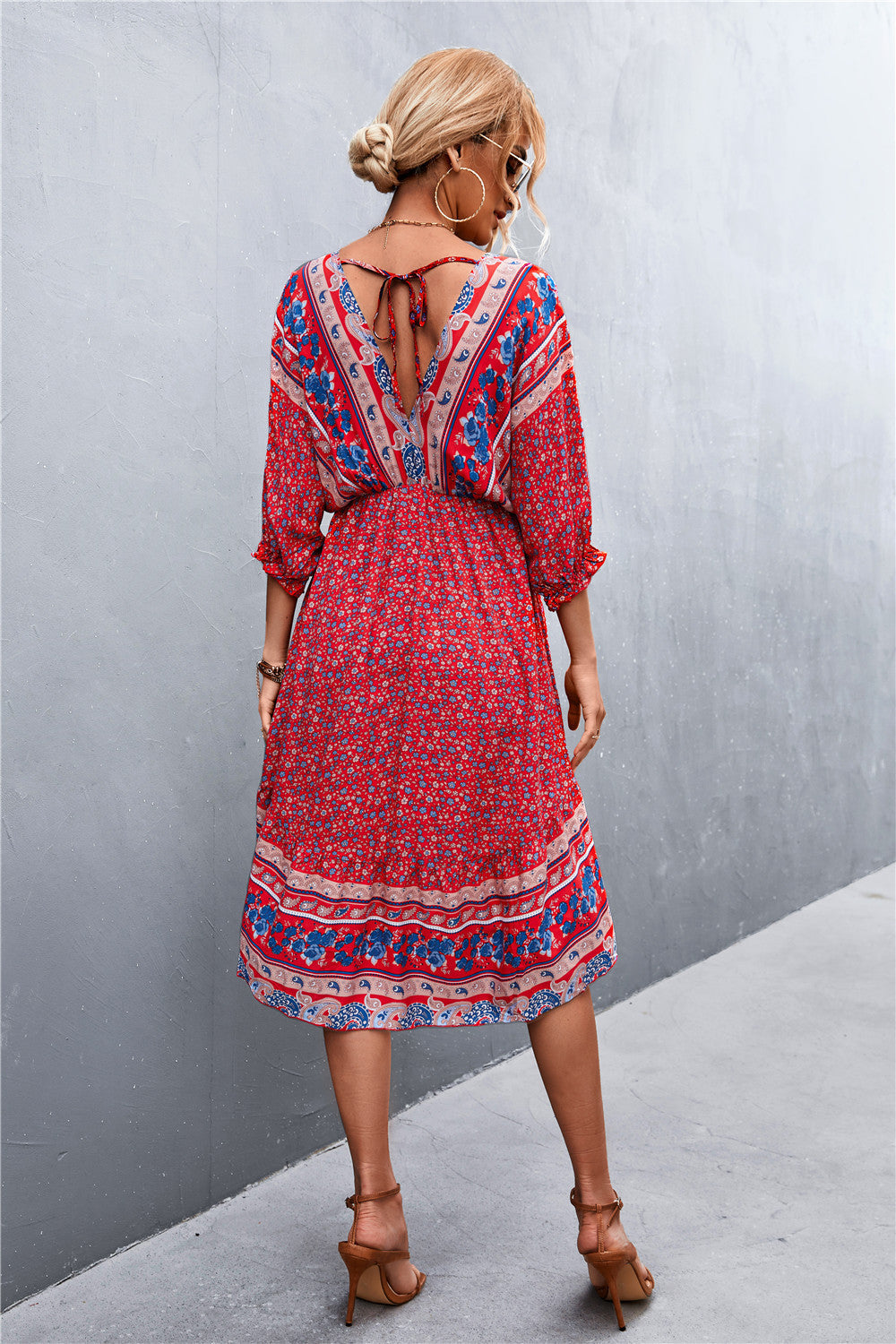 Printed Maximus Button Down Dress