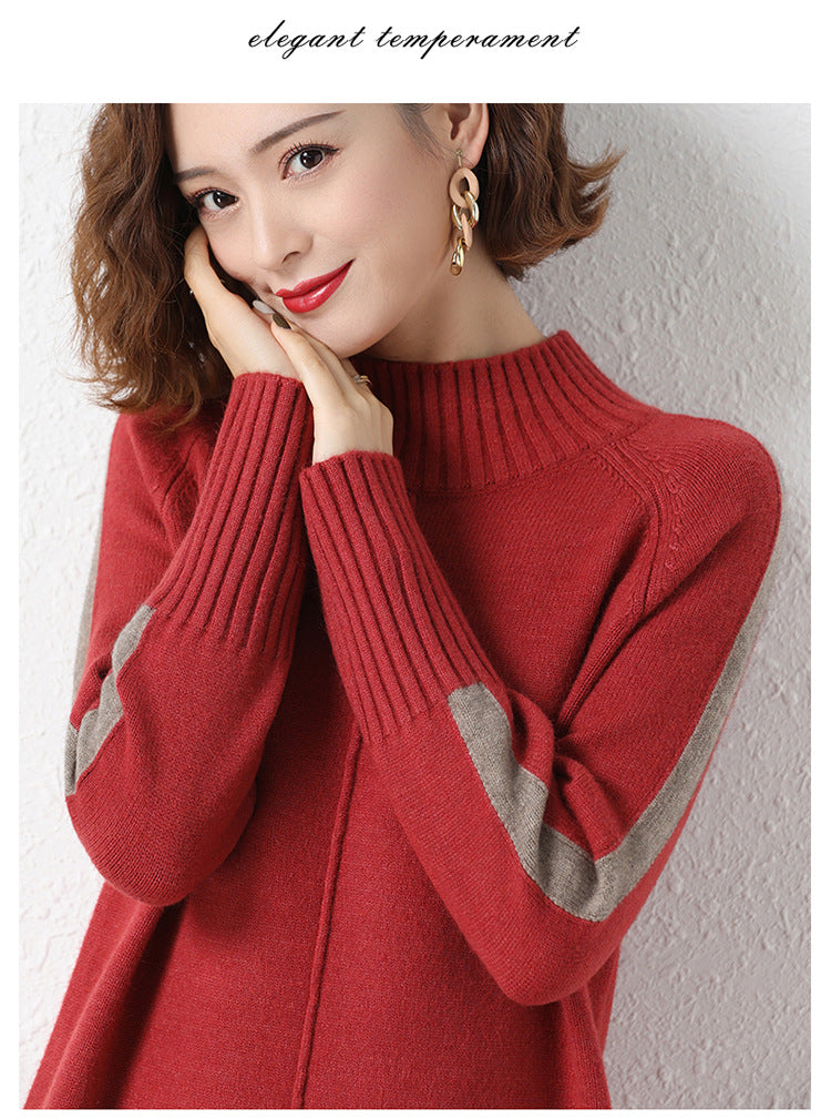 Mountain Smoky Sweater Dress Red FINAL