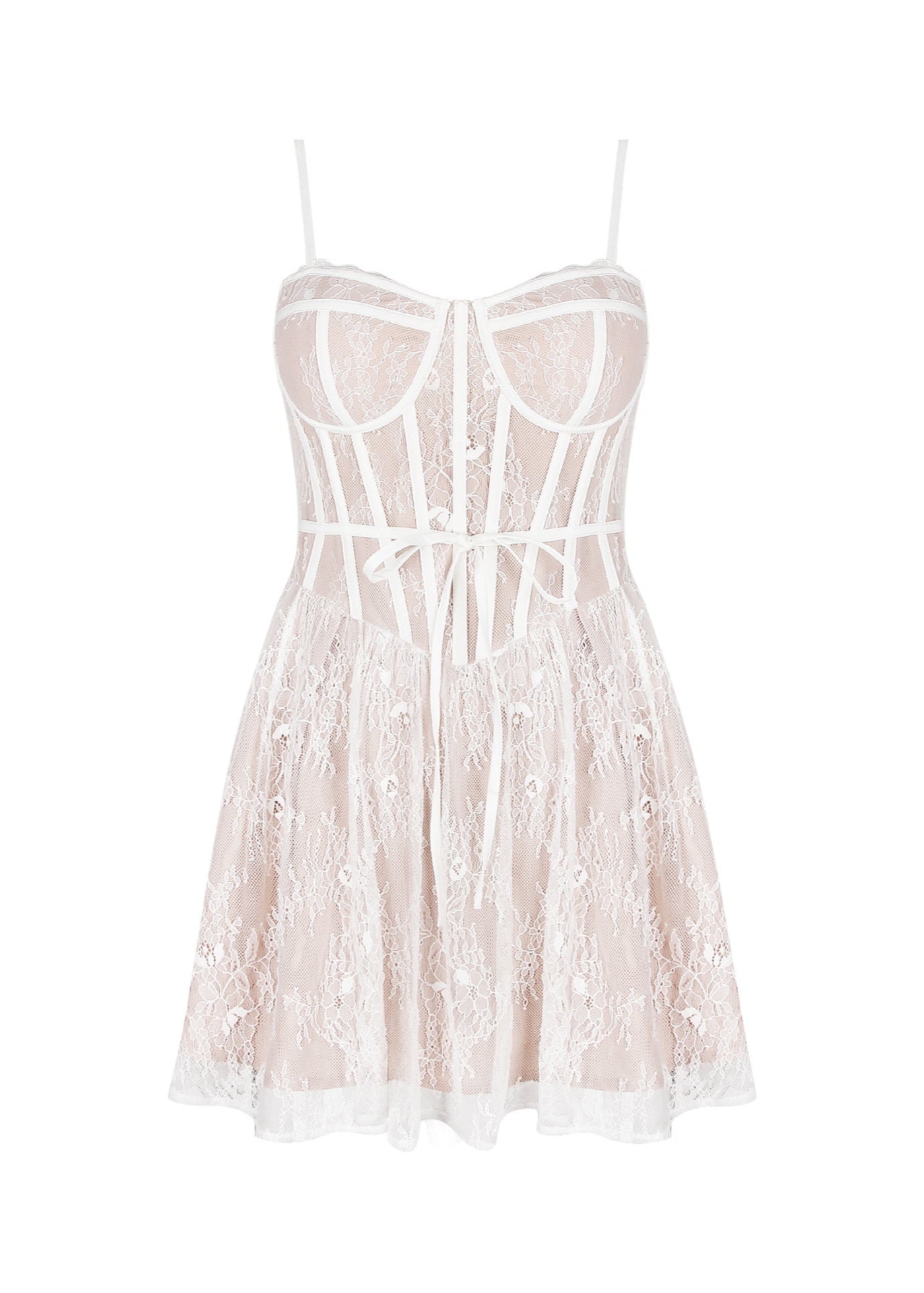 Lace Celeste Corset Mini Dress