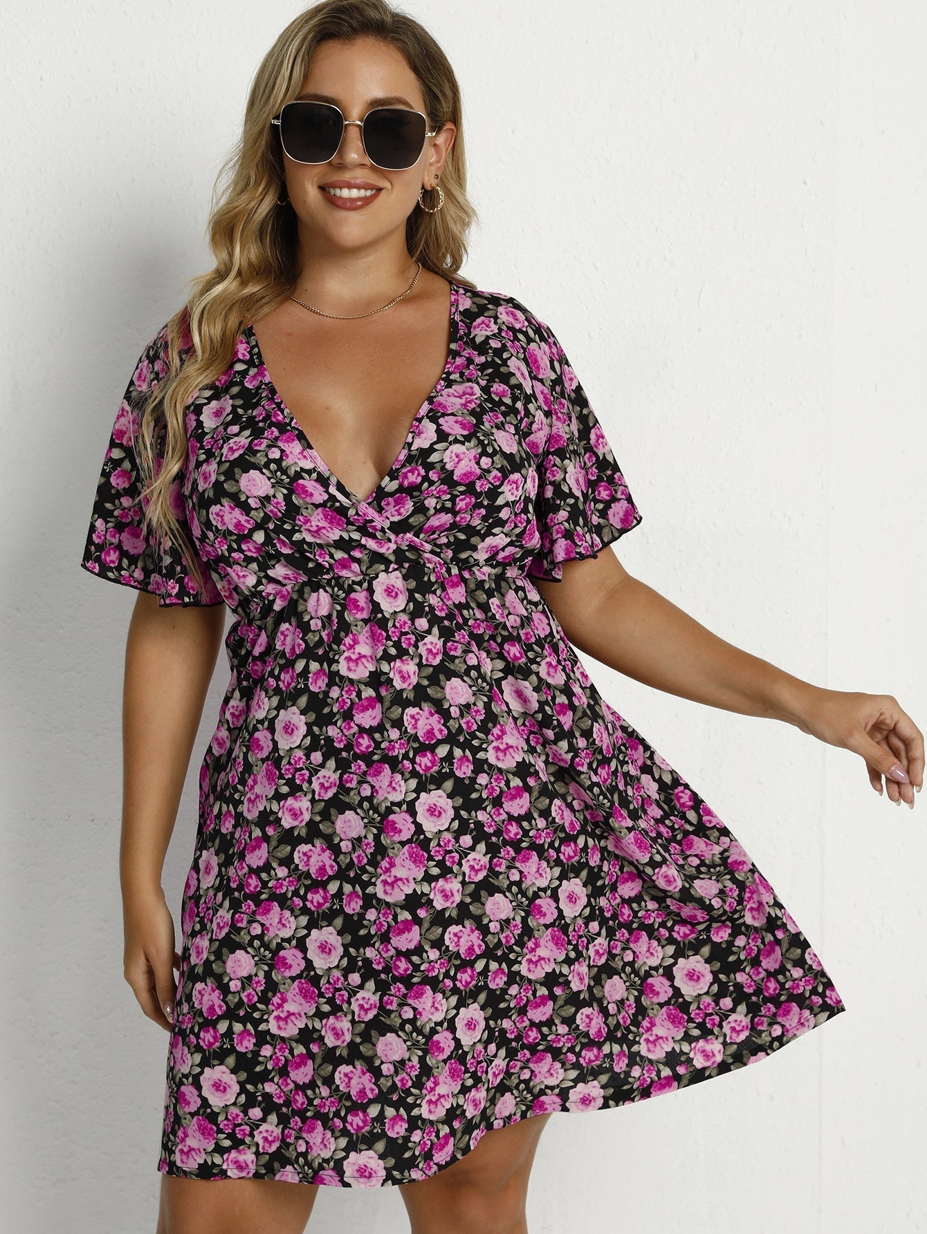 Printed Sutton Tie Dress FINAL