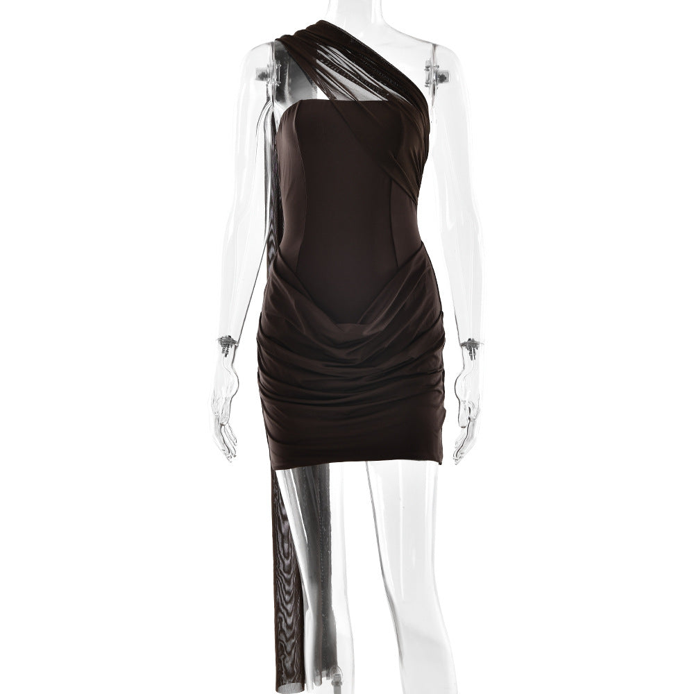 Mini Wintour Dress Brown