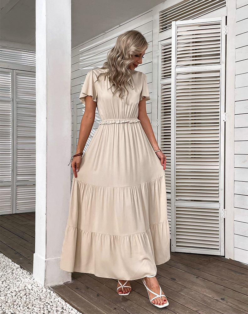 Cotton Bushwick Midi Dress Cream FINAL