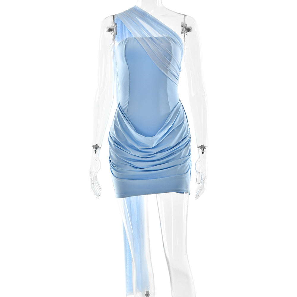 Mini Wintour Dress Blue