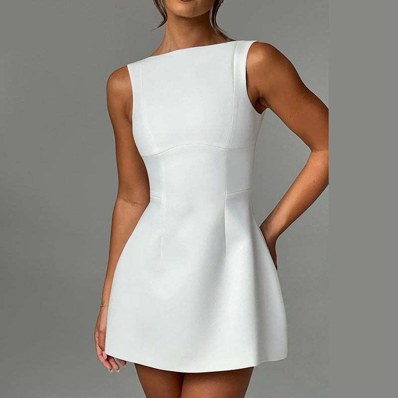 Mini Bodrum Dress White
