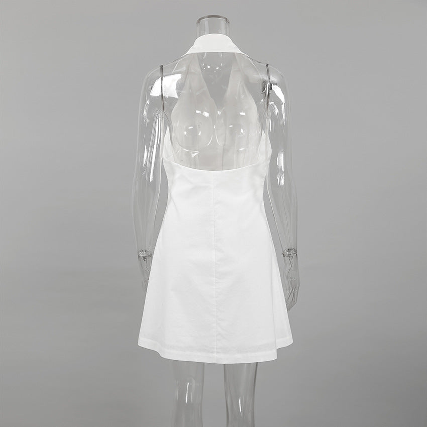 Mini Gatiss Dress White