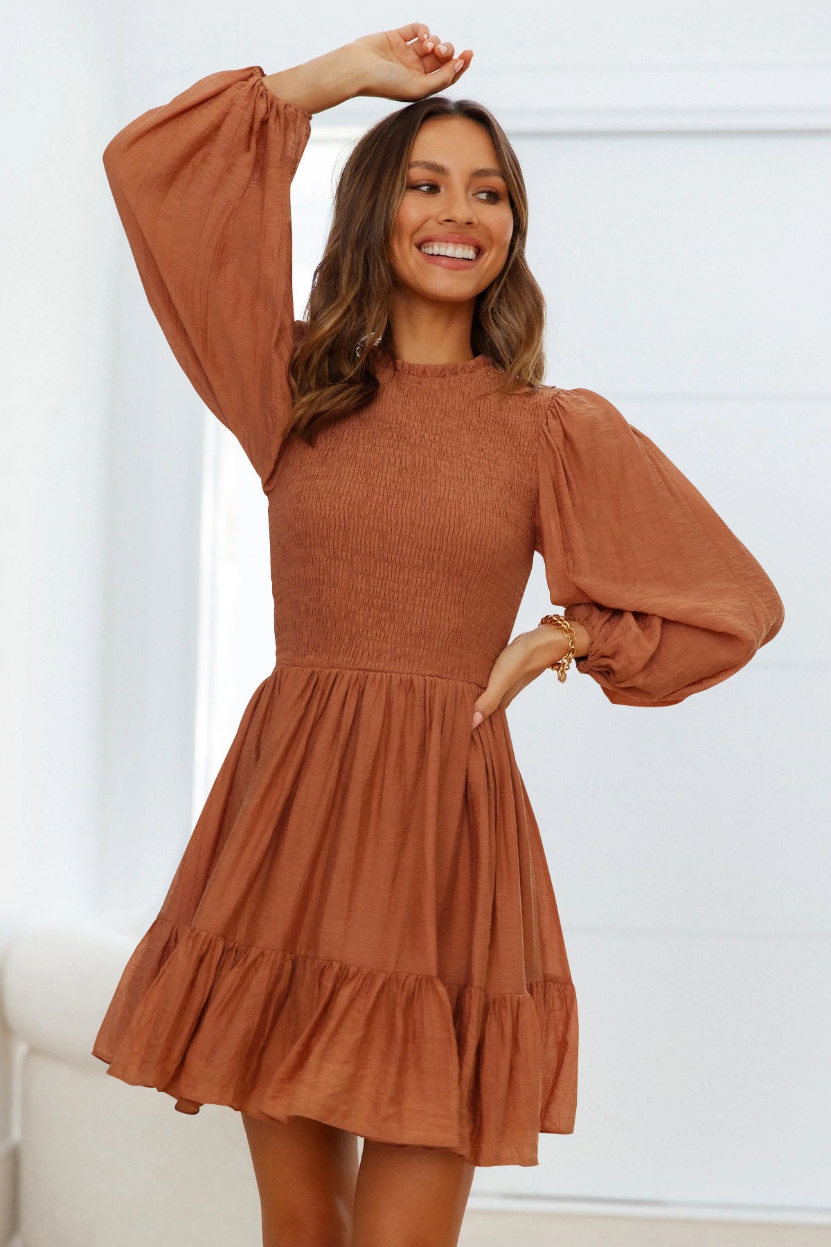 Chiffon Vara Ruffle Dress FINAL