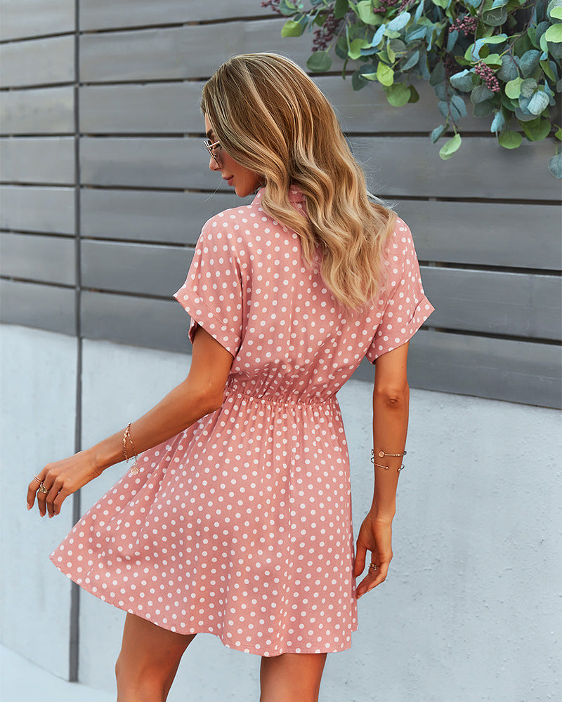 Polka Playful Dot Versatile Kimono Dress