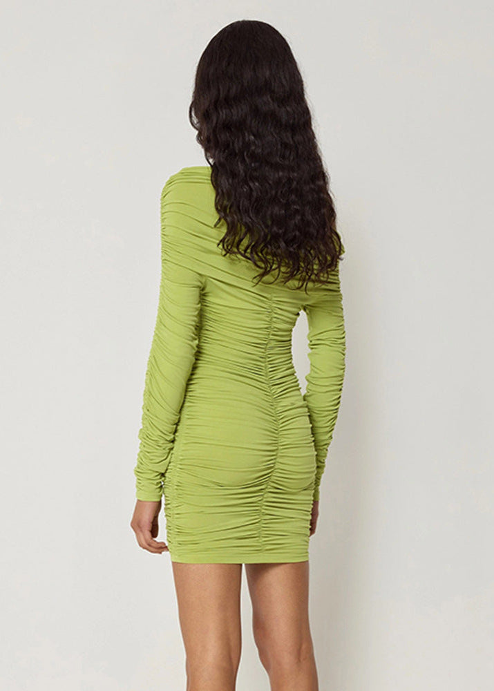 Ruched Selene Off Shoulder Bodycon Dress