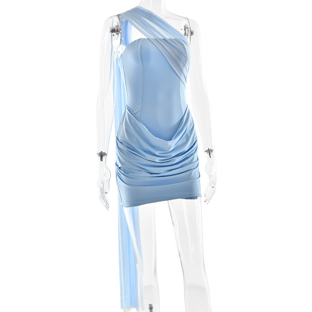 Mini Wintour Dress Blue
