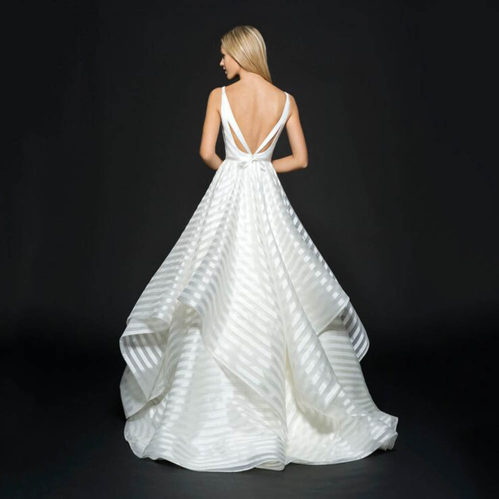 Backless Lace Mid Waist Small Tail Beautiful Light Premium White Fresh Simple Wedding Dress Dress