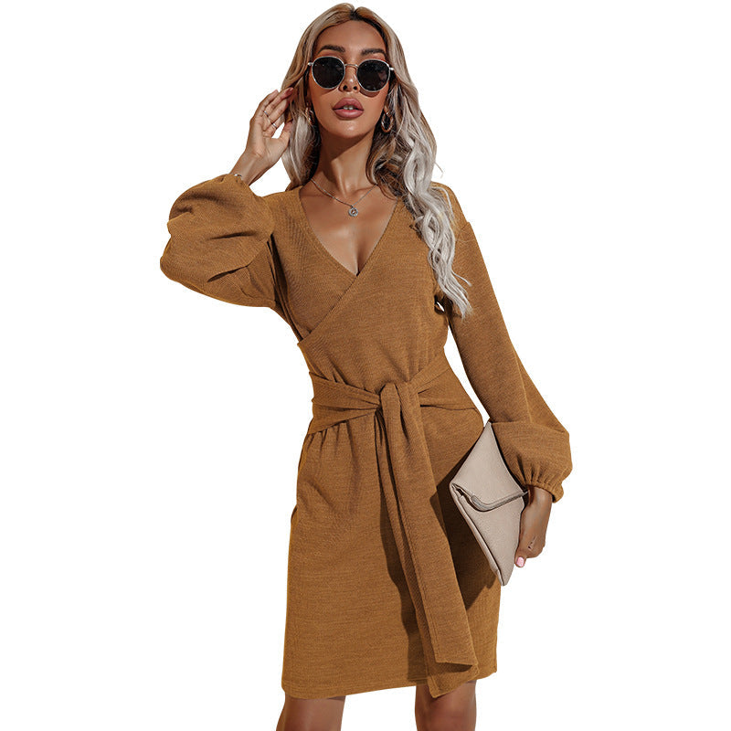 Drape Rebecca Knit Sweater Dress FINAL