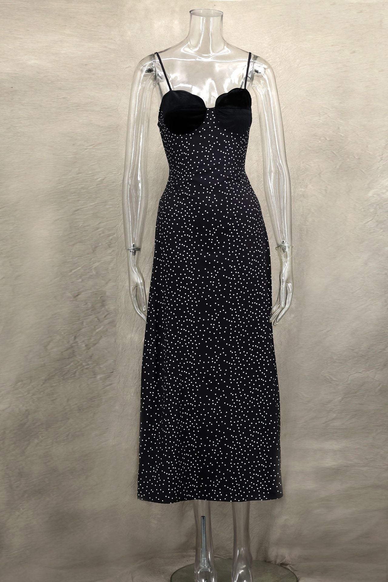 Midi Inkwave Dress Black