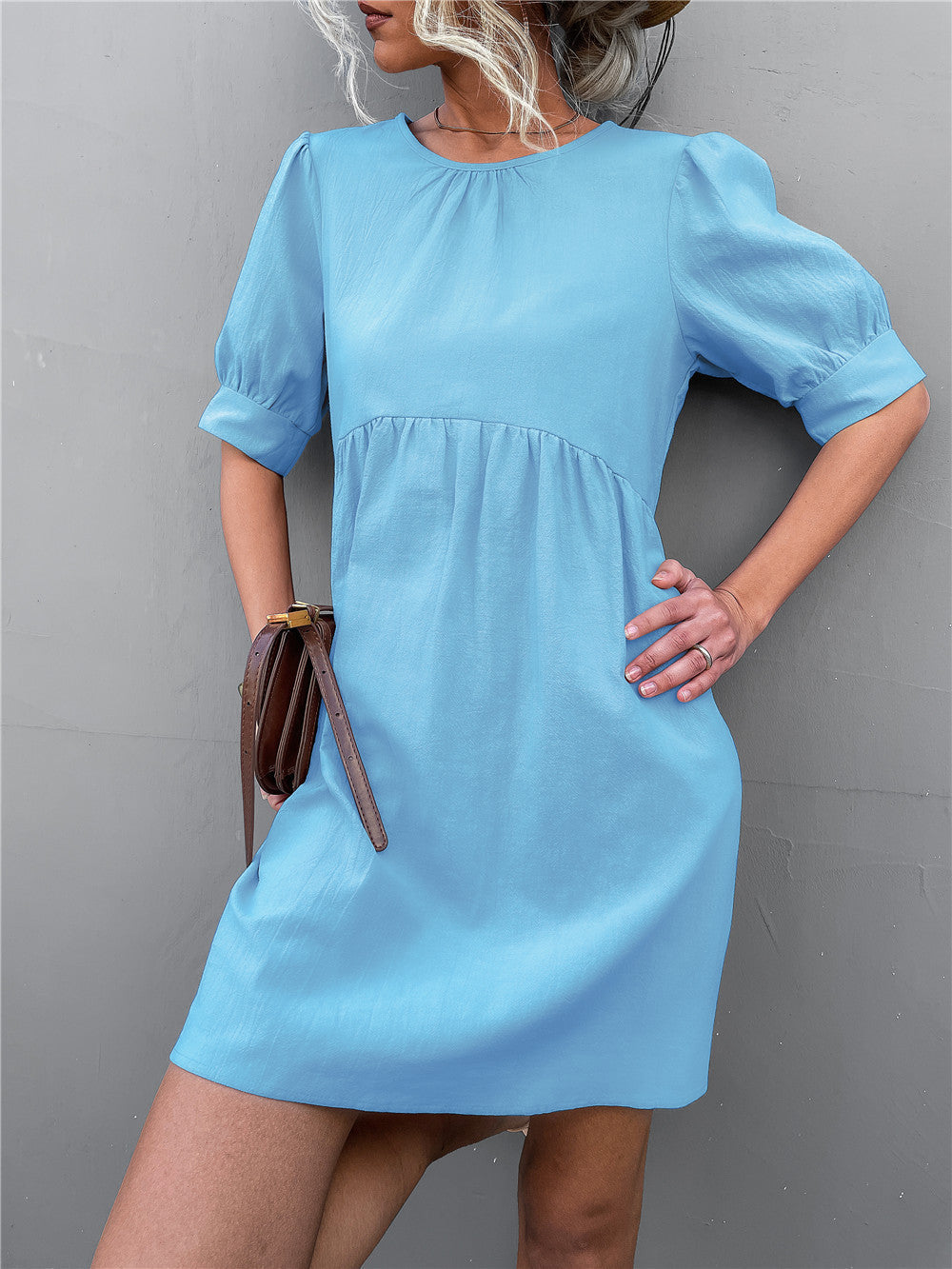 Puff Marketa Sleeve Babydoll Dress