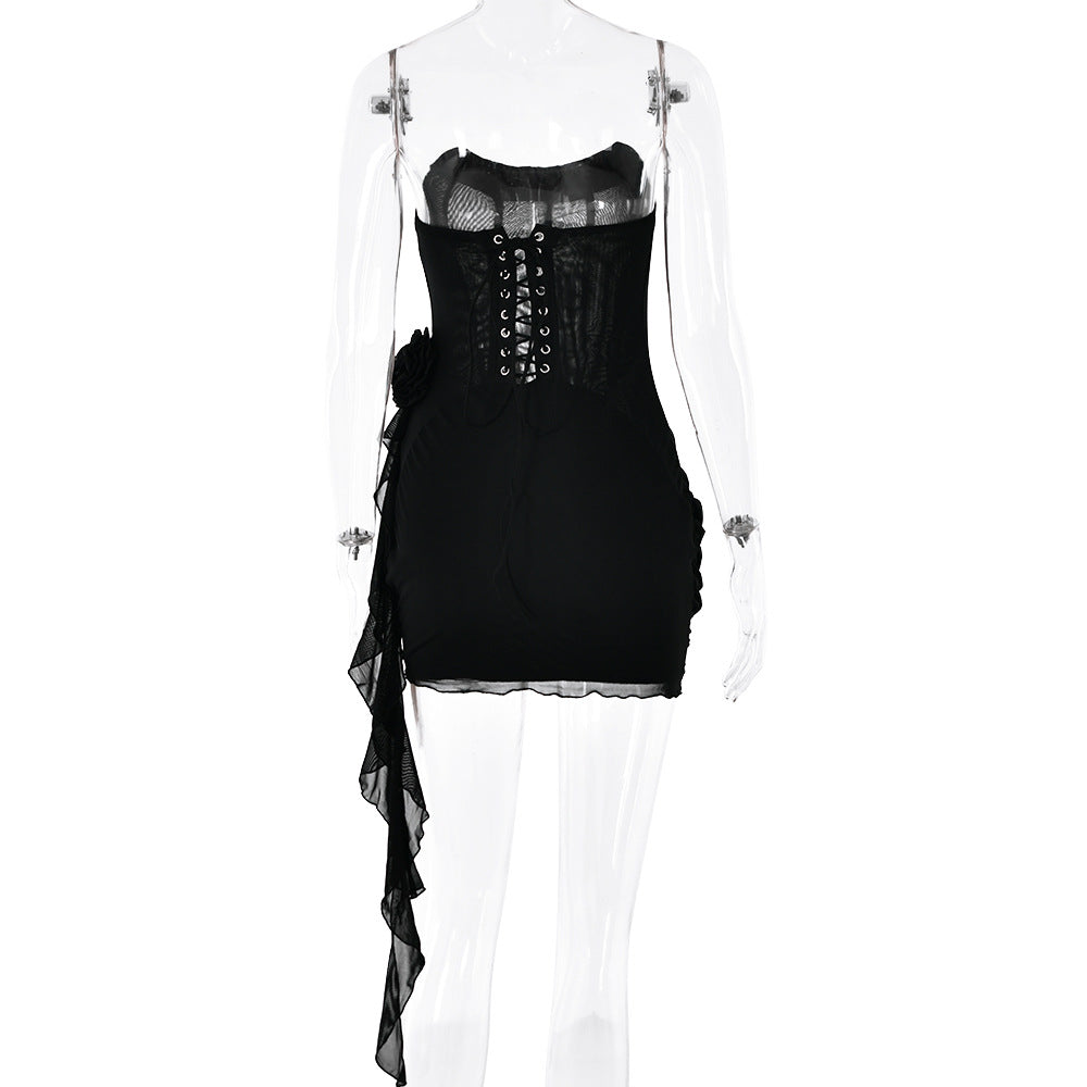 Mini Lorene Dress Black
