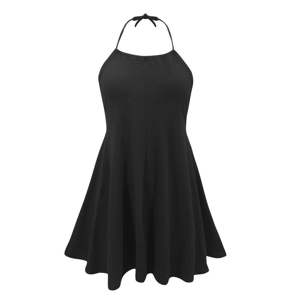 Distressed Darcy Halter Tunic Black Final