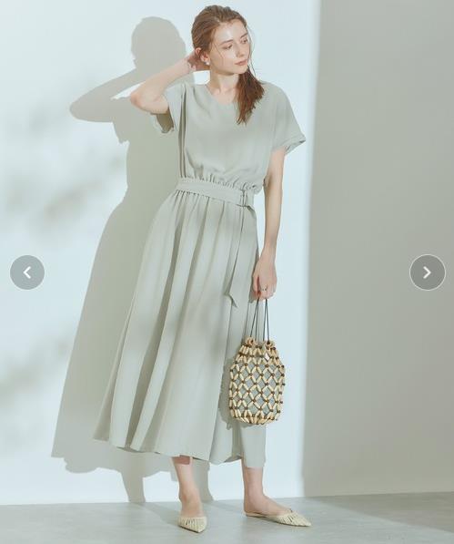 Satin Soleia Cowl Neck Midi Dress Sage