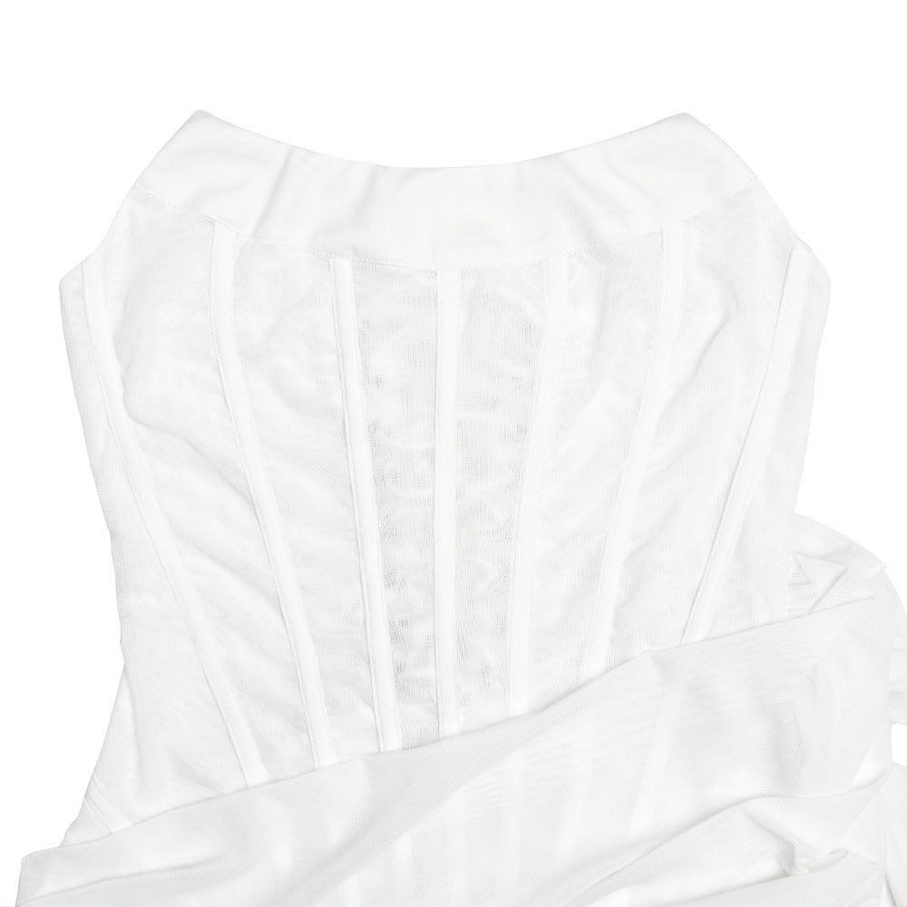Mini Lorene Dress White