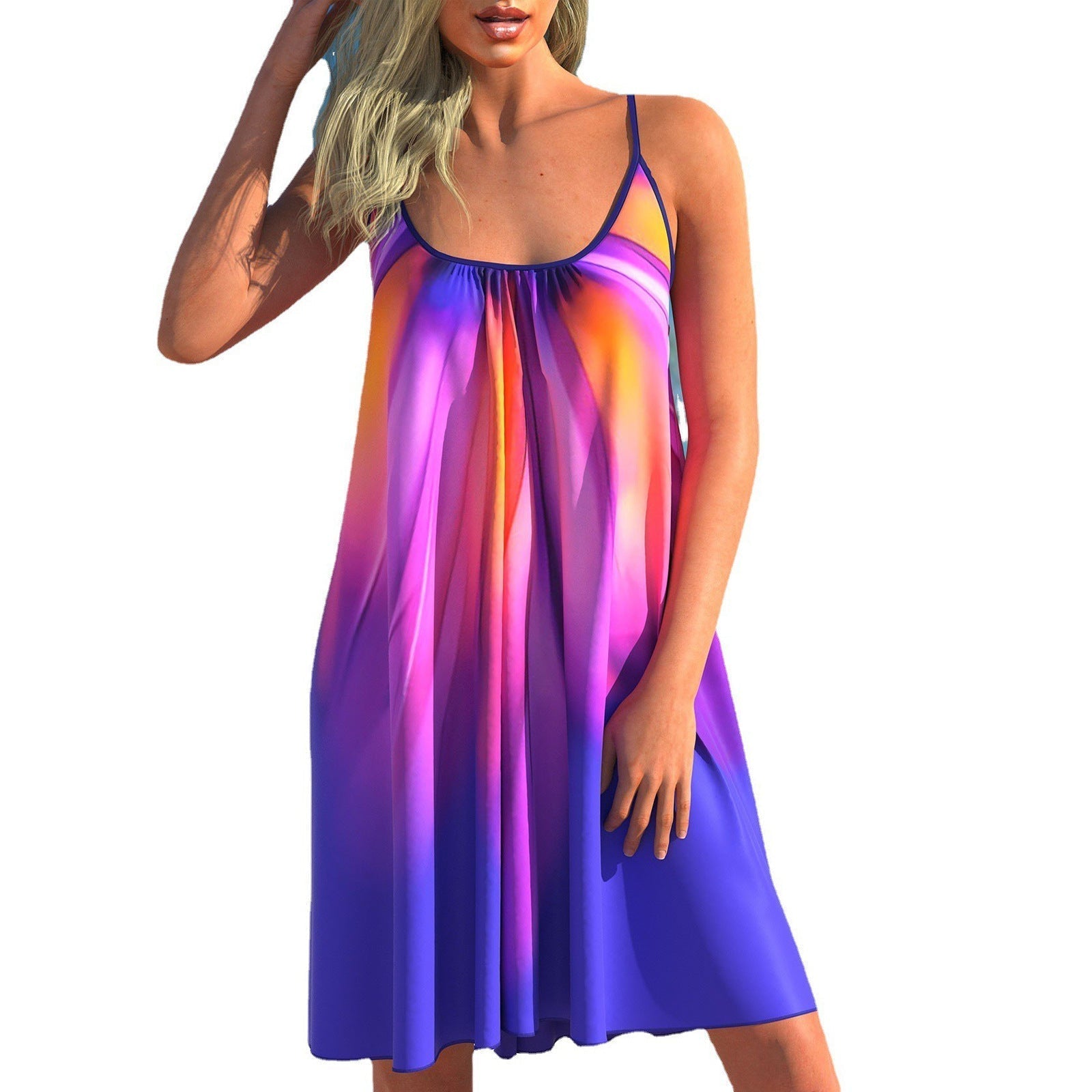 Slang Seventies Striped Knit Midi Dress