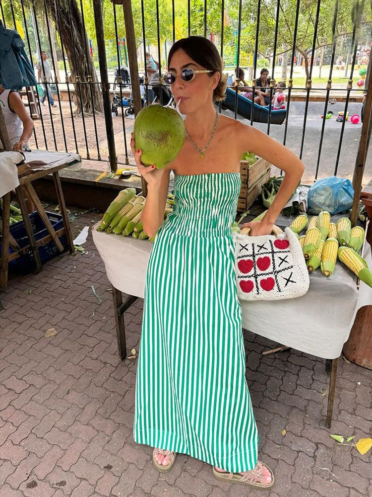 Midi Damaris Dress Green