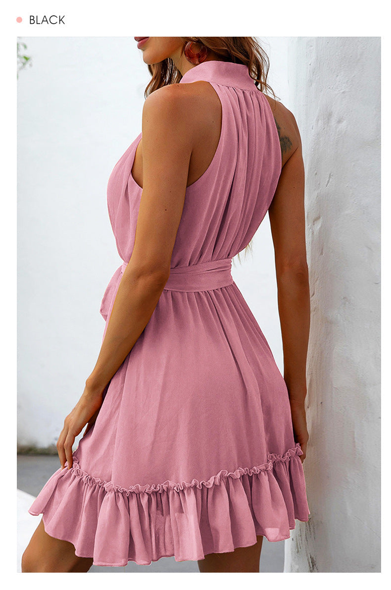 Days Brighter Halter Dress