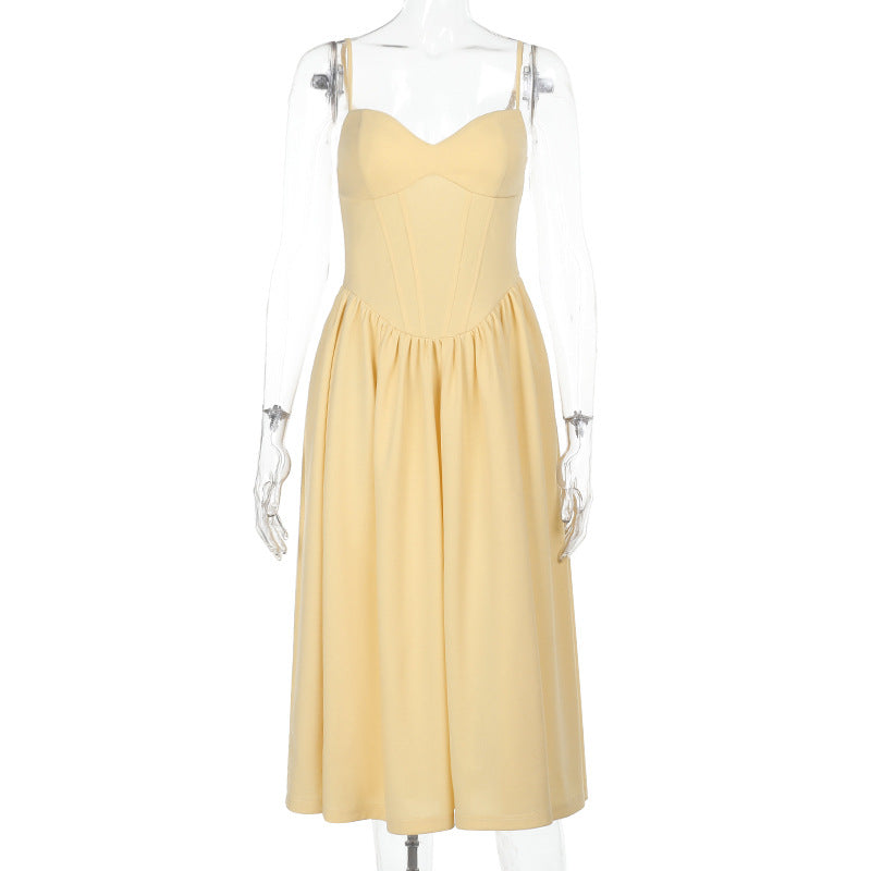 Midi Sampson Dress Yellow
