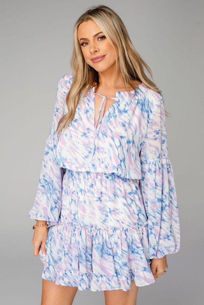 Paisley Rosaline Button Down Ruffle Dress