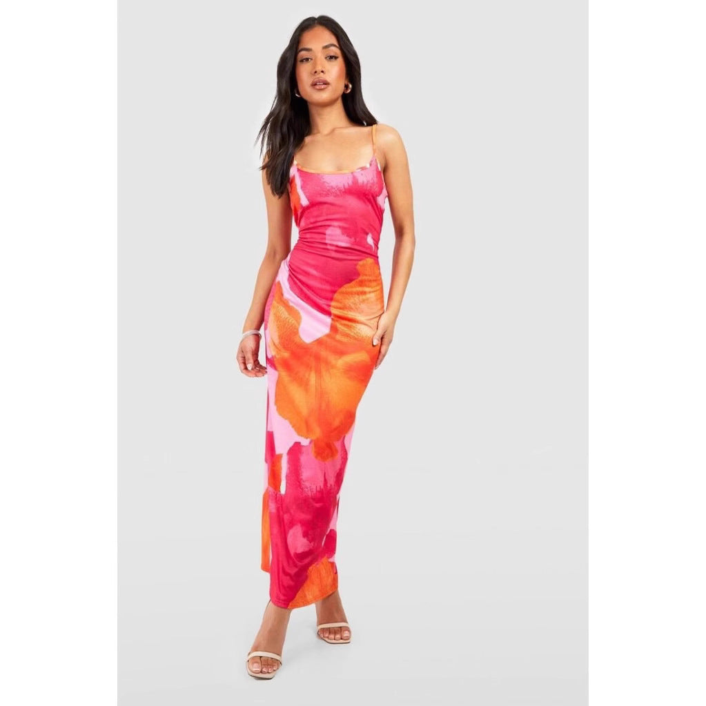 Lucía Elevated Women's Flower Briefs Maxi Dress Premium Edit