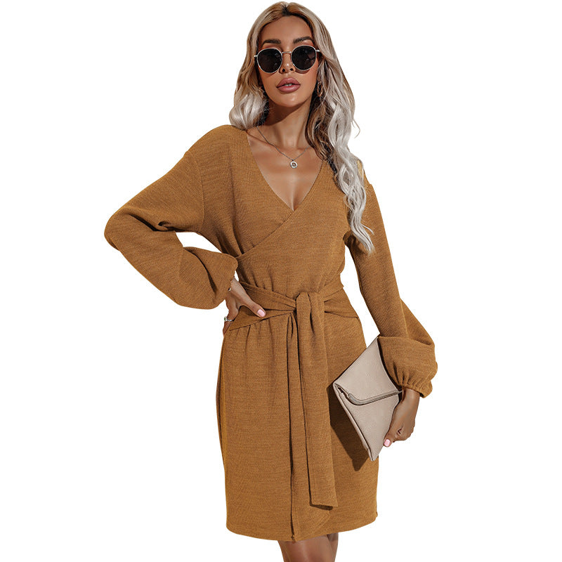 Drape Rebecca Knit Sweater Dress FINAL