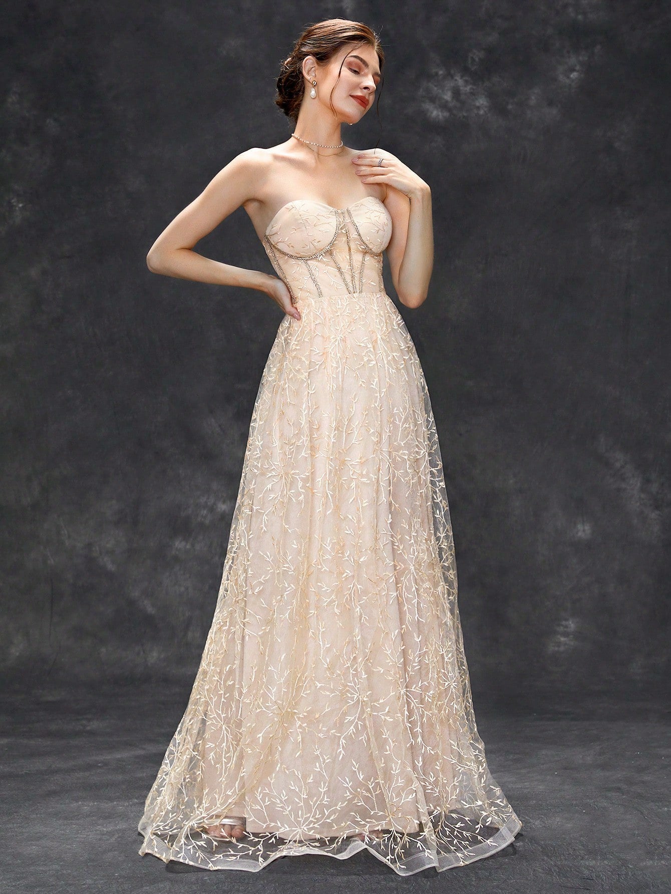 Tube Champagne Top Dress Maxi Dress Slim Fit Super Fairy Slimming Evening Dress Party Cocktail Dress