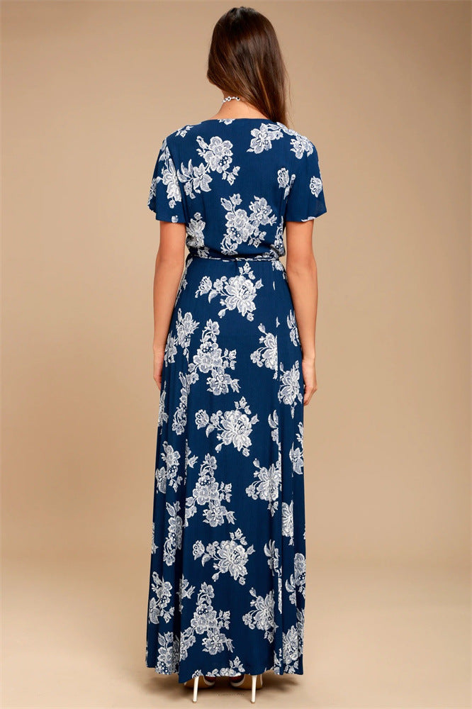 Hillsdale Floral Wrap Maxi Dress FINAL