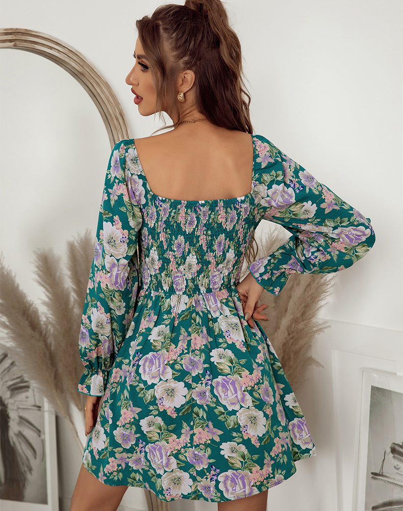 Oh She Glows Bloom Ruched Mini Dress