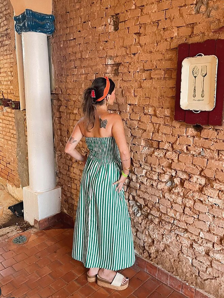 Midi Damaris Dress Green