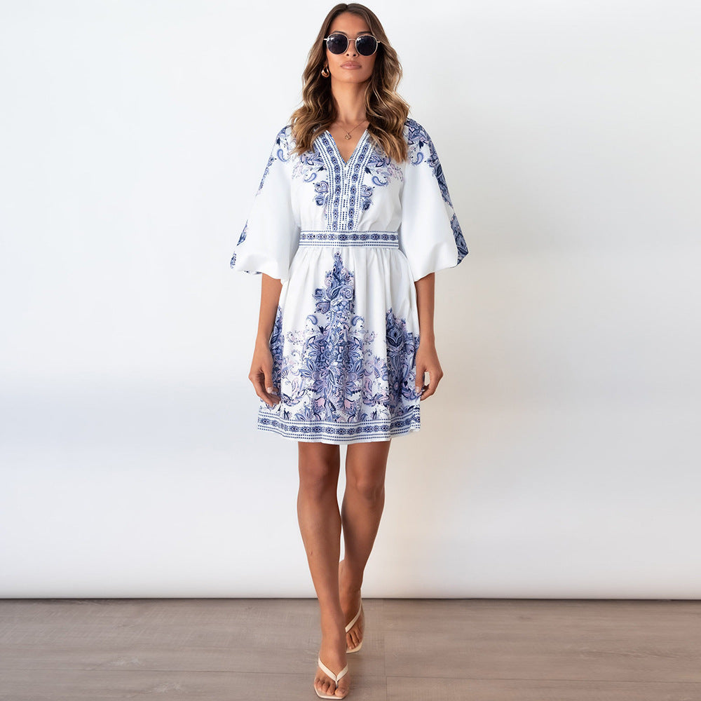 To Path Paradise Embroidered Shift Dress