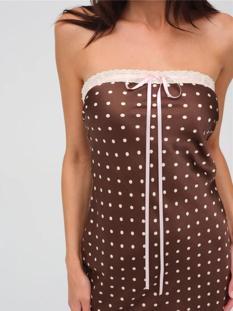 Dot Polka Midi Dress