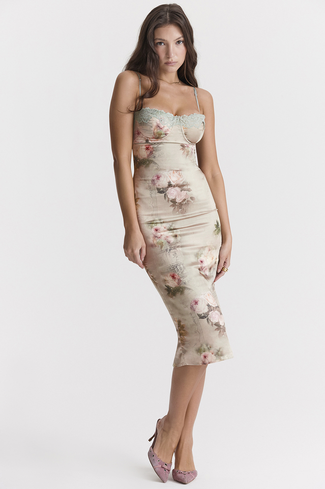Venus Vintage Bloom Midi Dress