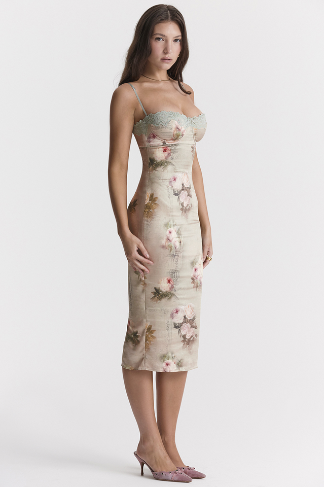 Venus Vintage Bloom Midi Dress