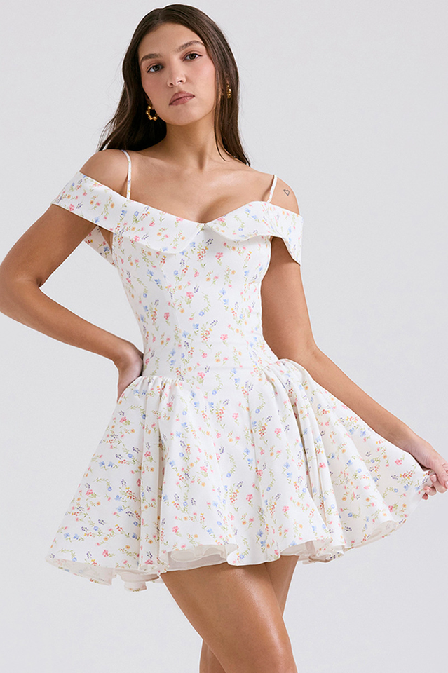Black Elida Mini Dress
