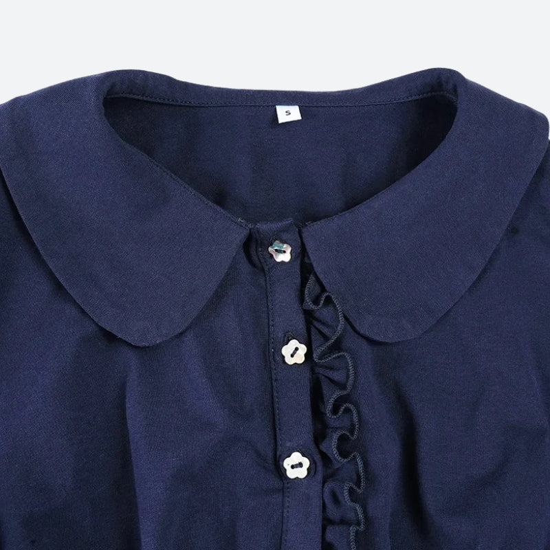 Polo Ruffled Mini Dress