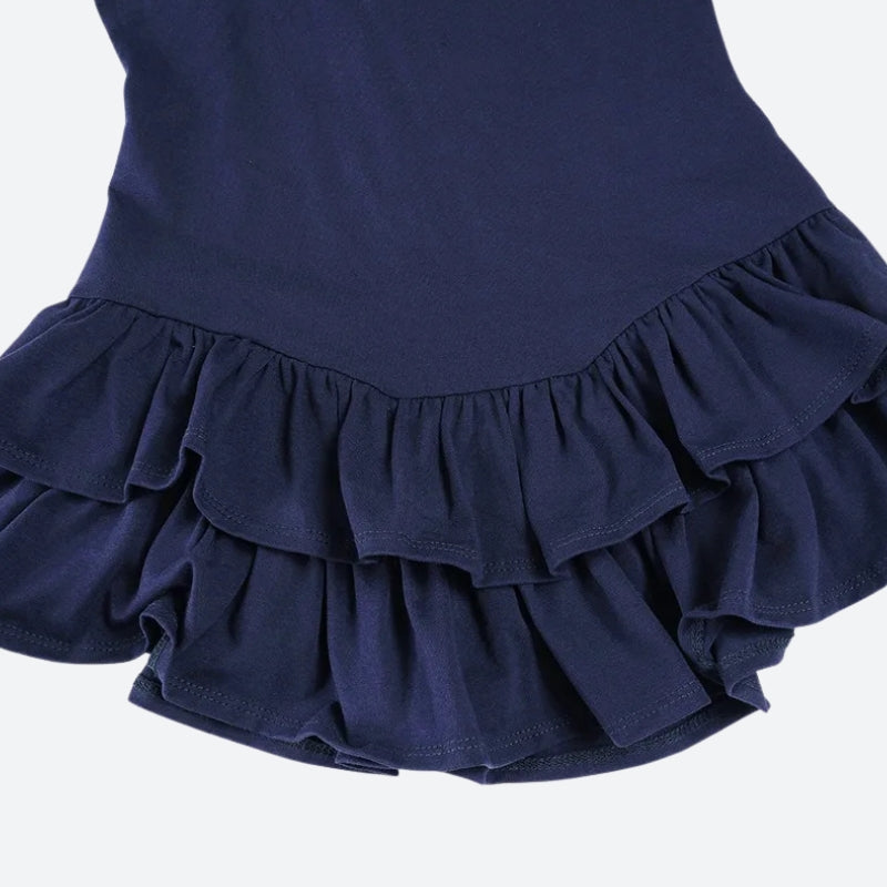 Polo Ruffled Mini Dress