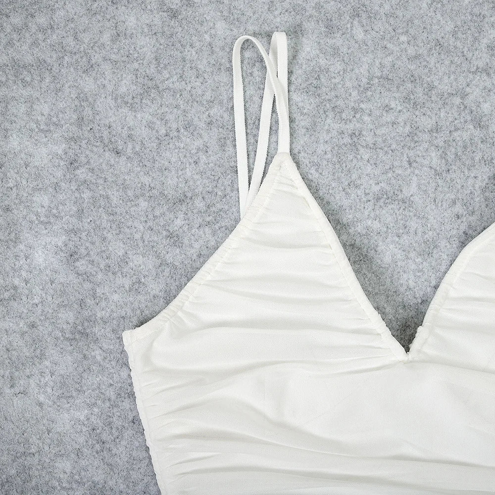 Ruched Goddess Evening Elegance