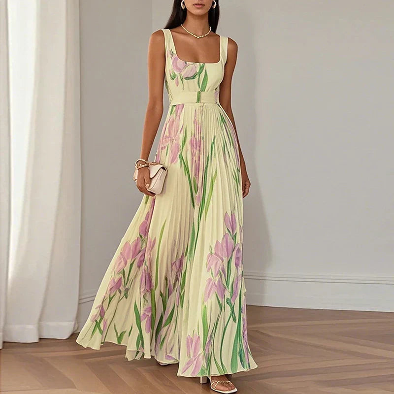 Isla | Refined Floral Maxi Dress
