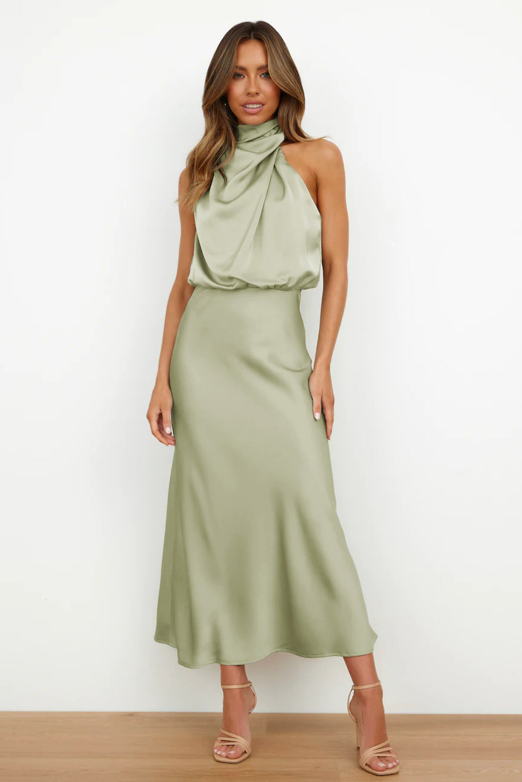 Sleeveless Off Shoulder Bodycon Graceful Maxi Dresses Wedding