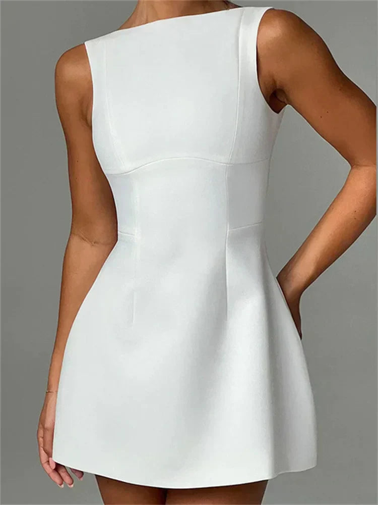 MINI ALANA DRESS IVORY