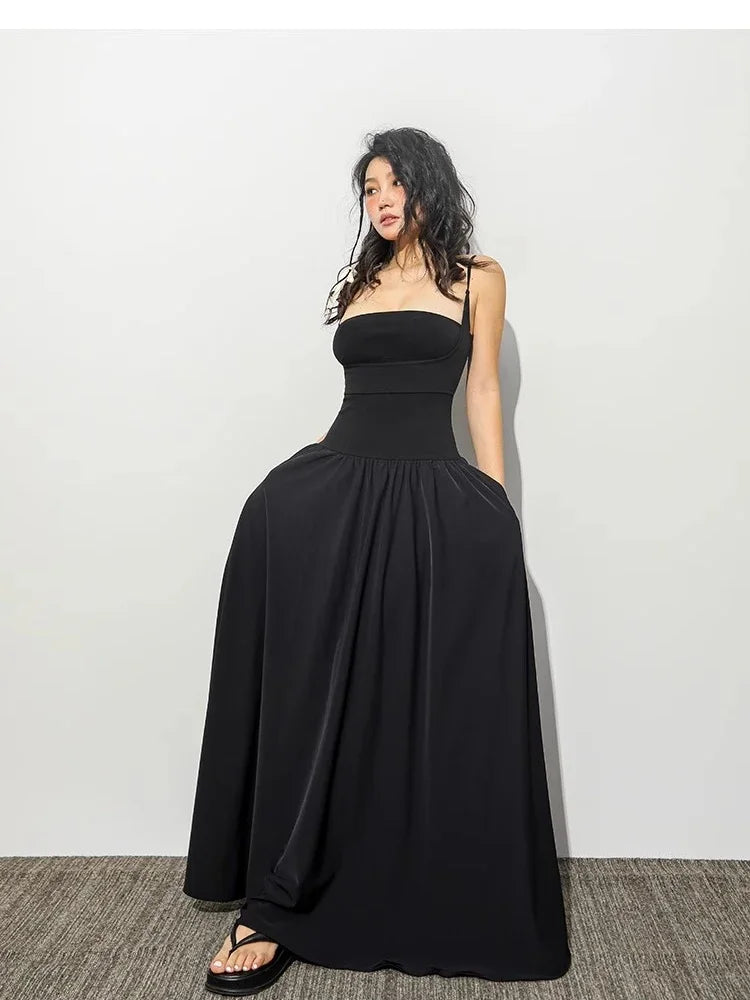 Yadira Minimalist Maxi Summer Dress Boutique Edit