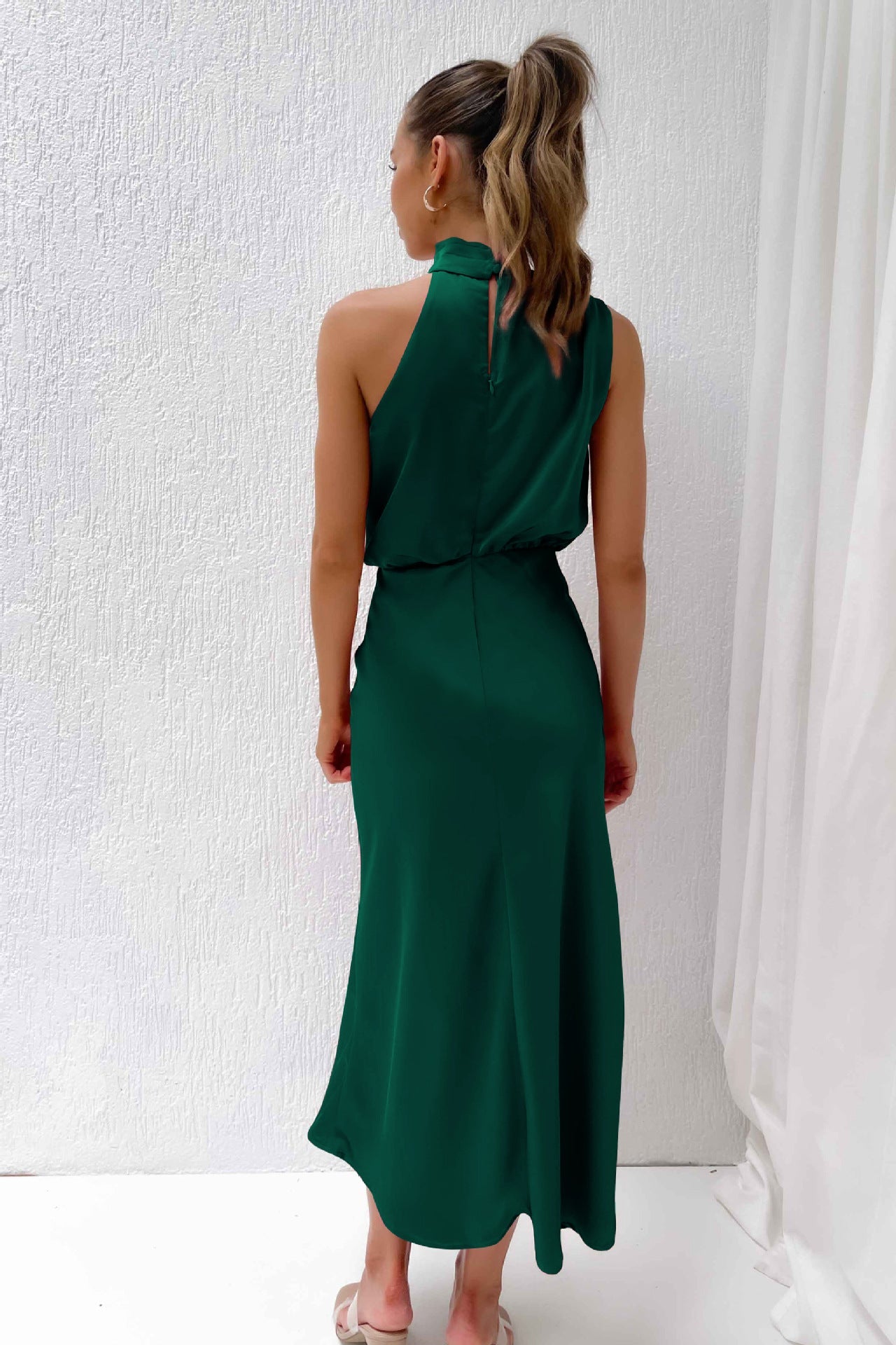 Sleeveless Off Shoulder Bodycon Graceful Maxi Dresses Wedding