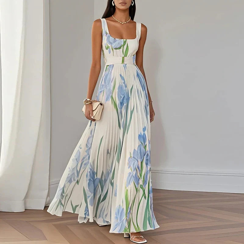 Isla | Refined Floral Maxi Dress