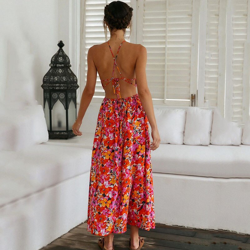 Oriane Floral Maxi Dress for Women Light Comfortable Fit